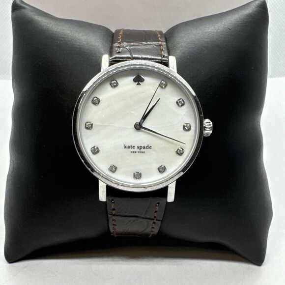 Kate Spade New York 0006 Women\'s Brown Leather Strap Analog Dial Watch JNA124 main image 3